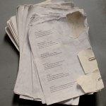 zerlesenes Alice-Manuskript