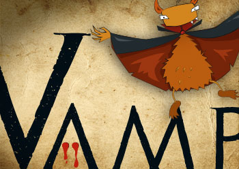 Illustration und Gestaltung: Baumgärtner - Vampi, die kleine Vampirfledermaus