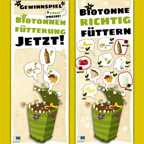 Kampagne (KÖN): Biotonne richtig füttern!