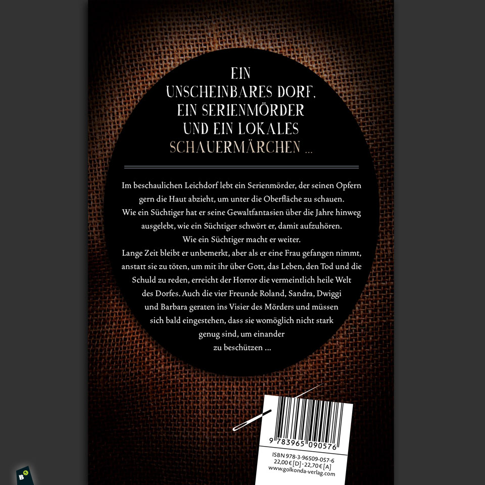 Umschlaggestaltung für Golkonda-Verlag